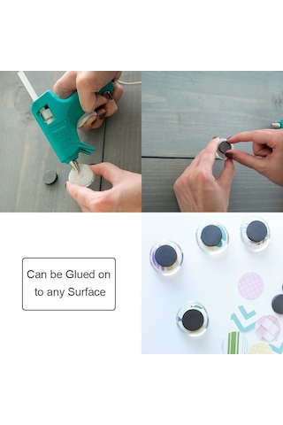 150 Adet Yuvarlak Mıknatıs Çok Amaçlı Süsleme Mıknatısı 15X3