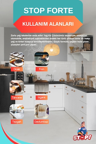 Stop Forte Yağ & Kir Çözücü
