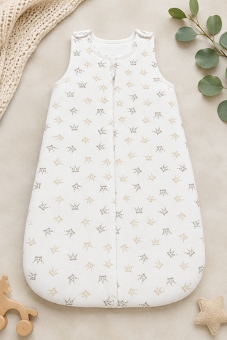 Babyhola Elyaflı 2.5 Tog Askıdan Çıtçıtlı Bebek Torba Uyku Tulumu 2712 Kahverengi