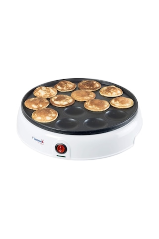Bestron Retro Tasarımlı Poffertjes, Waffle Cihazı, Sweet Dreams,yapışmaz Mutfak Ekipmanları Kod 004157 Çok Renkli