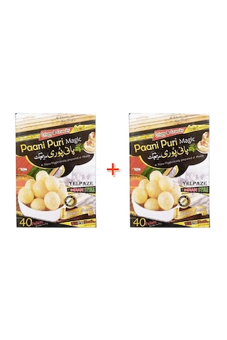 Yelpaze Hint Pani Puri Çıtır Hamur Topları 2 x 150 G