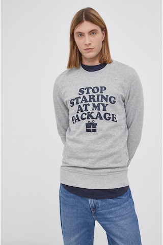 Jack & Jones Jack Jones Erkek Sweatshırt 12198356-grey Gri