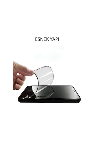 Apple Uyumlu iPhone 12 Mini ile Tam Kaplayan Fibernano Ekran Koruyucu
