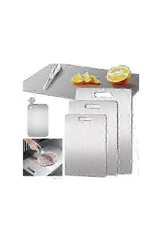 Titanyum Kesme Tahtası Çift Taraflı Titanyum Mutfak Doğrama Tahtası P20211224271 A Diğer