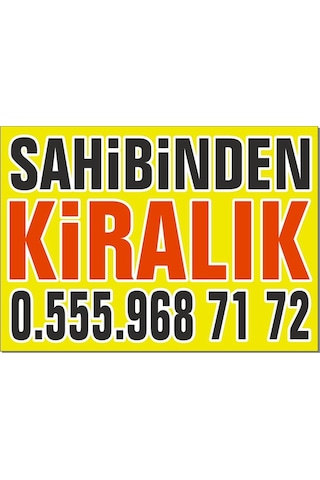 Satılık Kiralık Brandası Pankart Basımı Ilan Afiş Dijital Baskısı