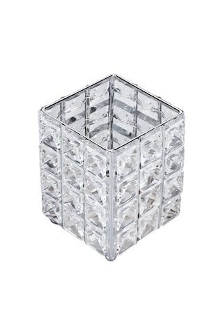 Springsun Gümüş Metal Ve Kristal Dekoratif Saklama Kutusu - Ev Dekorasyonu, Mükemmel Hediye, Küçük Alet Ve Mücevher Saklama Kabı Perliten Yumuşak Paketleme Çok Renkli