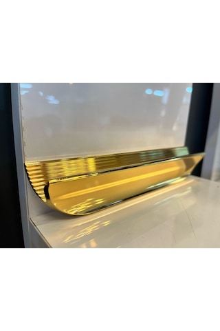 Etna Metal Kulp 192mm Altın Dolap Kapak Modern Tv Ünite Çekmece Mobilya Komidin Altın