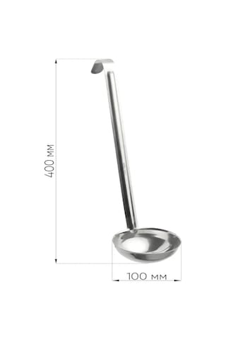 Xiyyadms 42cm Uzun Saplı Paslanmaz Çelik Kaşık - 250ml Hacimli, Ergonomik Tutuş, Çamaşır Makinesine Uygun, Çorba Ve Sosu Servis Etmek İçin