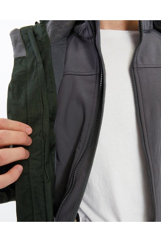 Mapamyumco 3in1 Erkek Mont - Yeşil