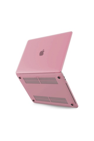 Znv Zenvia Mey İthalat Apple MacBook Uyumlu Pro 13 2021 Apple MacBook Uyumlu Buzlu Kapak - Pembe Znv2025 Cmn
