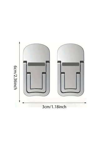 Srfn Ticaret Kademeli Taşınabilir Notebook Yükseltici Standı Gümüş