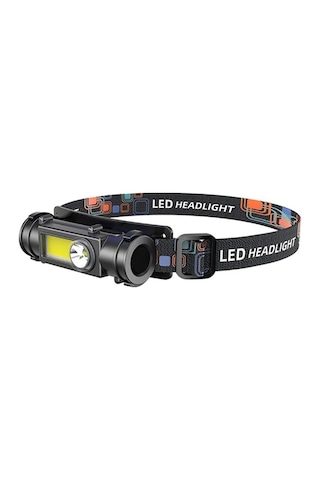 Ps-211 Şarjlı Mıknatıslı Lityum Lion Pilli Cob Led Kafa Lambası Çalışma Lambası Çok Renkli