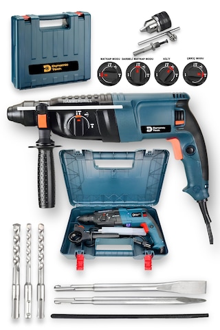 Dynamic Tech Dt-322 Kaynak + Kırıcı Delici + Avuç Taşlama Spiral