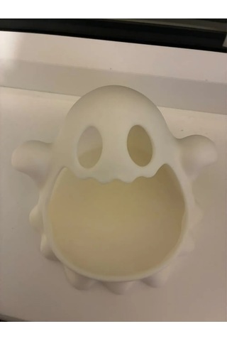 Halloween Cadılar Bayramı Dekoratif Hayalet Şekerlik Kase Masa Üstü Dekor