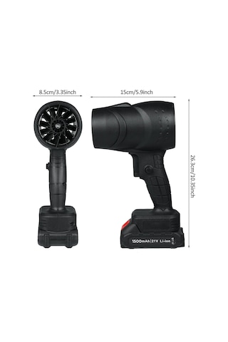 Powermaster PM-26235 48 V 4000 mAh Mini Jet Turbo Hava Üfleyici Kompresör