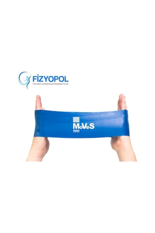 Moves Band Mavi 7x6cm x 30.5cm Loop Band Egzersiz Pilates Bandı Mavi