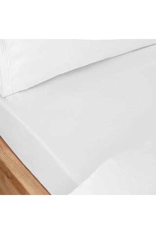 Bambu Nevresim Takımı Double Beyaz