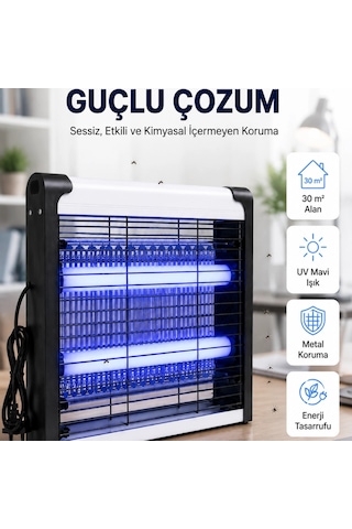 Kimyasal İçermeyen Uv Işıklı Elektrikli Sinek Ve Böcek Öldürücü