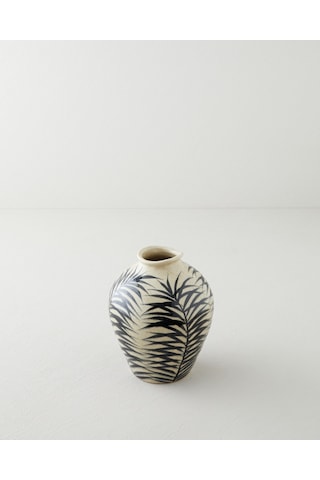 English Home Lavina Vazo 21,5 Cm Krem Krem