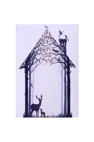 Homyl 1 Panel Kanvas Tablo Yağlıboya Resim - 11,7x16,5-inç