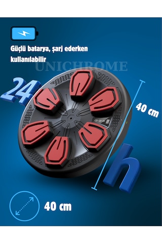 Müzik Boks Makinesi Akıllı Bluetooth Boks Ekipmanları Boks Meraklıları İçin, Otomatik Sayma Çok Renkli