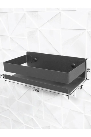 Format Banyo Rafı 148302762 Siyah