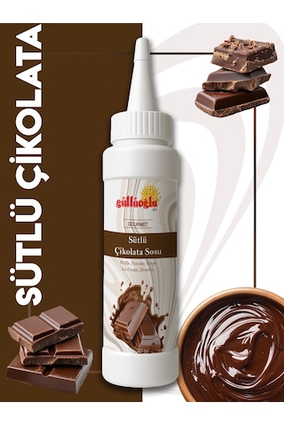 Güllüoğlu Waffle & Pankek & Tatlı & Dondurma Sos Çikolata Sosu Seti 6'lı