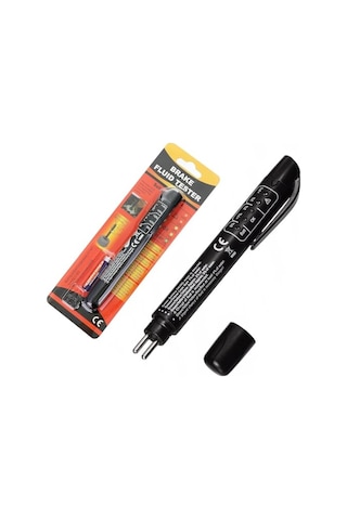 Aee Elektronik Fren Hidroliği Kalite Kontrol Test Kalemi Aleti Dot 3 / Dot 4 / Dot 5.1 Uyumlu, 5 Led Göstergeli Fren Yağı Nem Ölçer Pil Dahil Değil