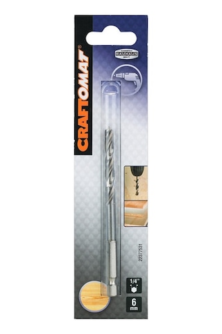 Craftomat Yılan Ahşap Matkap Ucu 6 Mm 1/4hex