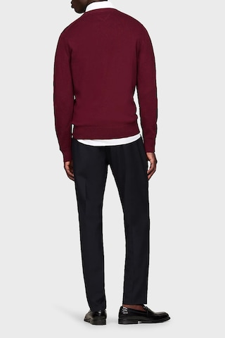 Tommy Hilfiger Pamuk Ve Kaşmir Karışımlı Regular Fit Bisiklet Yaka Kazak Erkek Kazak Mw0mw28046 Vlp Bordo