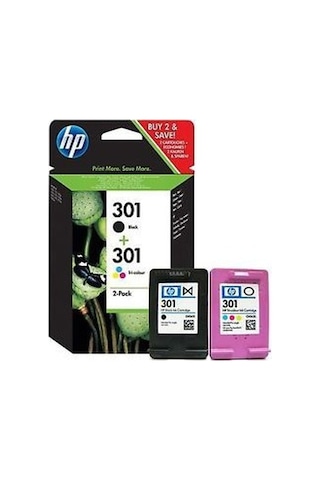 hp 301 İkili Paket 301 Siyah - 301 Renkli