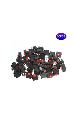 Trendooze Şarjlı Projeler Pin Mikro İçin Güç Feneri Feneri Elektronik Elektrik El Dıy Buton Anahtarı Anahtar Adet 50 4mm 3 1-gang Ur 1-gang