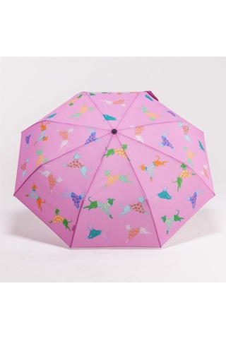 Original Duckhead Duck Kompakt Şemsiye Dogs İn Pink Pembe