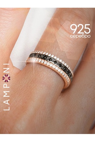 Lamponi Mücevher Yüzük 585 Altın 925 Gümüş Zirkon Füzenli Spinellus 200471239 Beyaz