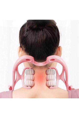 Çok Fonksiyonlu Manuel Altı Tekerlekli Boyun Masaj Aleti