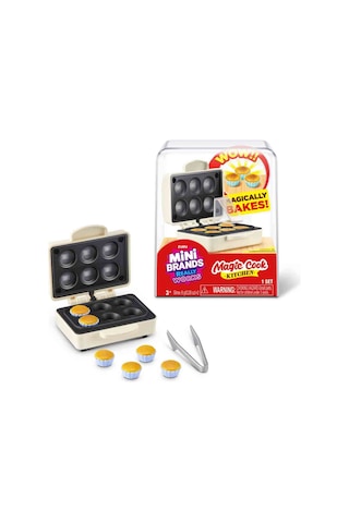 Mini Brands Magic Cook Kitchen Kek Makinesi Mini Mutfak Seti Çalışan Minyatür Oyuncak 3+