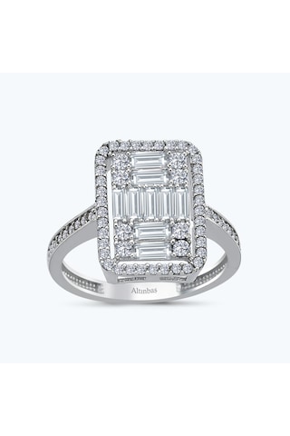 Altınbaş Altın Baget Yüzük Yzss0339-24875 Renkli