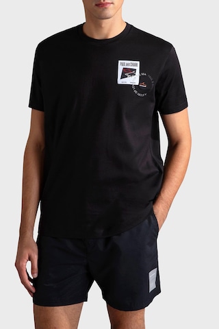 Paul & Shark Erkek T Shirt 24411117 011 Siyah SIYAH Siyah