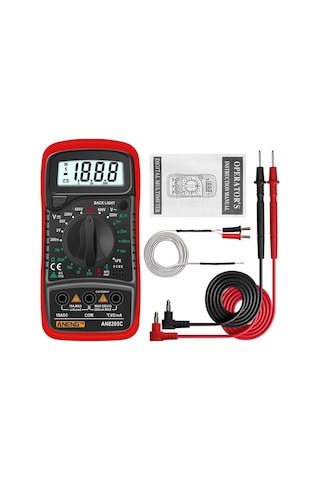 Aneng An8205c Dijital Multimetre - Profesyonel Ölçüm Cihazı