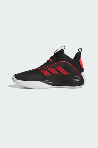 Adidas Ownthegame 3.0 Erkek Basketbol Ayakkabısı Jr6673 Siyah Orta Bilekli, Yastıklamalı Taban Siyah - Kırmızı