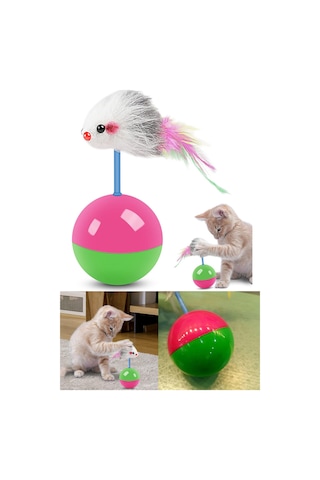 Omilife Kedi Oyuncağı Fare Desenli Hacıyatmaz