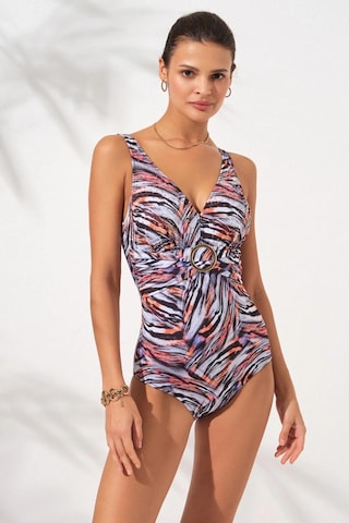 Pierre Cardin Stella V Yaka Tokalı Korseli Mayo Tiger 231133-t Tıger