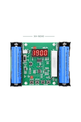 Xh239-18650 Lityum Pil Kapasitesi Test Cihazı Modülü Yüksek Hassasiyetli Xh-m239 Lcd Dijital Ekran Gerçek Kapasite Modülü Mah/mwh Ölçümü