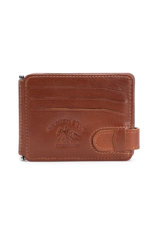 Newish Polo Erkek Hakiki Deri Maşa Kağıt Para Tutucu Kartlık Ve Cüzdan - New421 Taba