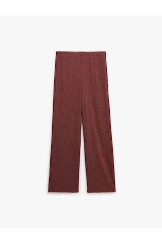 Koton Viskon Karışımlı Klasik Kesim Slim Fit Pantolon Bordo 6sak40032ek Bordo