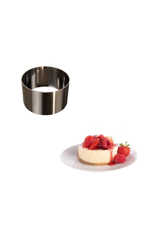 Parfe Kalıbı / Yuvarlak Tekli Küçük Pasta Kalıbı 8 Cm Diğer