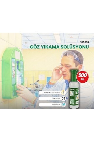 Göz Duşu Ve Yıkama Solüsyonu 500 Ml