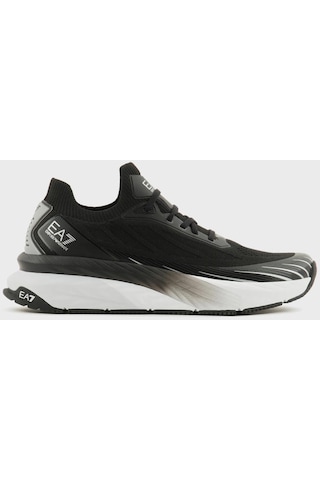 Ea7 Unisex Ayakkabı X8X176 Xk377 N763 Siyah-Beyaz Beyaz - Siyah