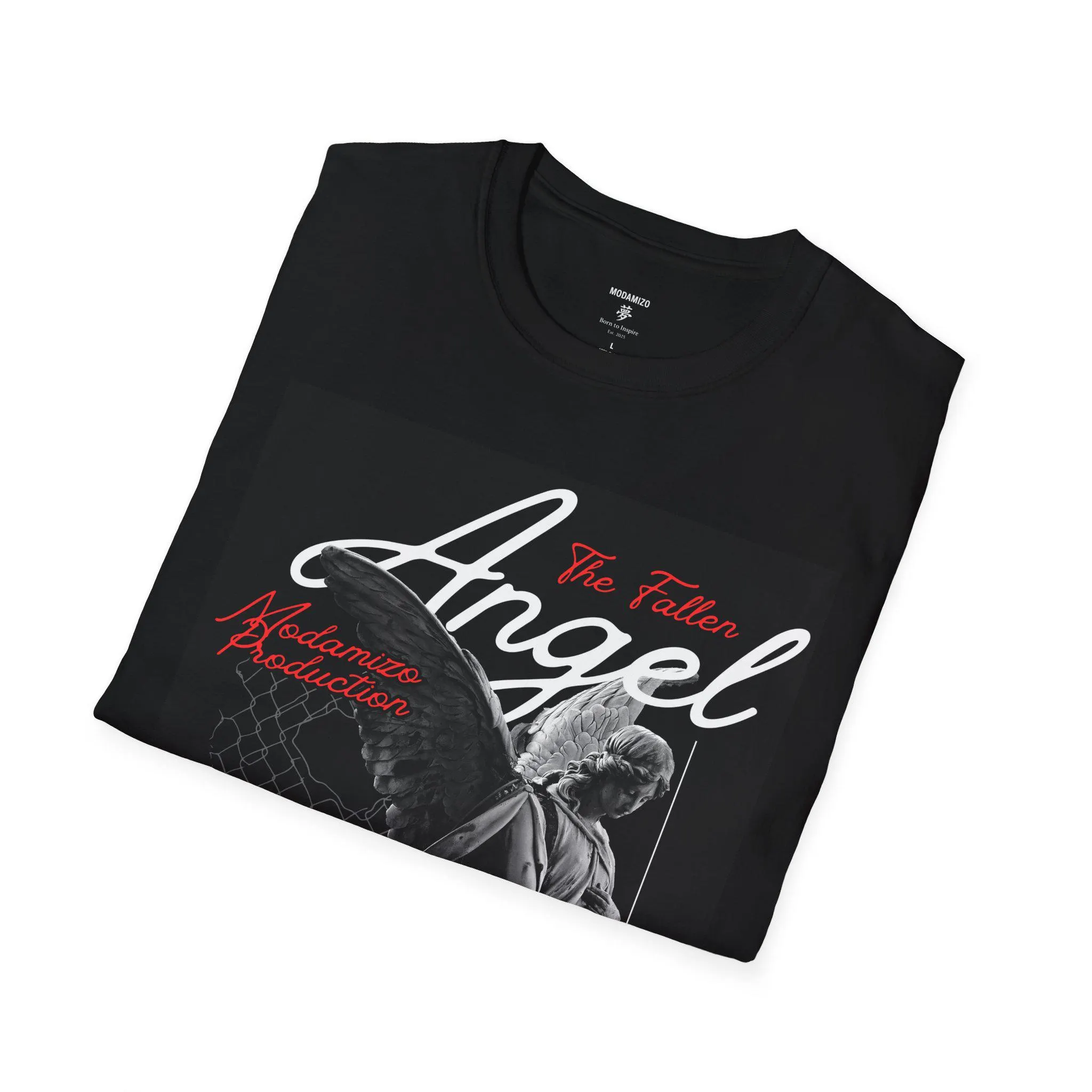 Vintage Melek Grafik Tişört: Unisex Yumuşak Pamuk