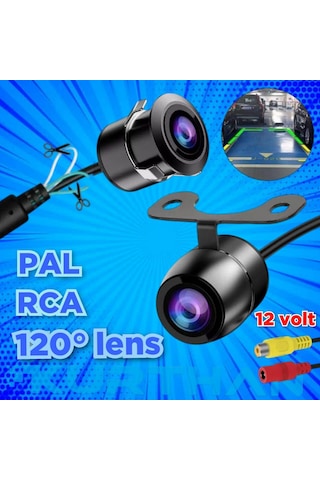 Kelebek Aparatlı Araç Kamerası Ön Yan Veya Arka Kullanım 12 Volt